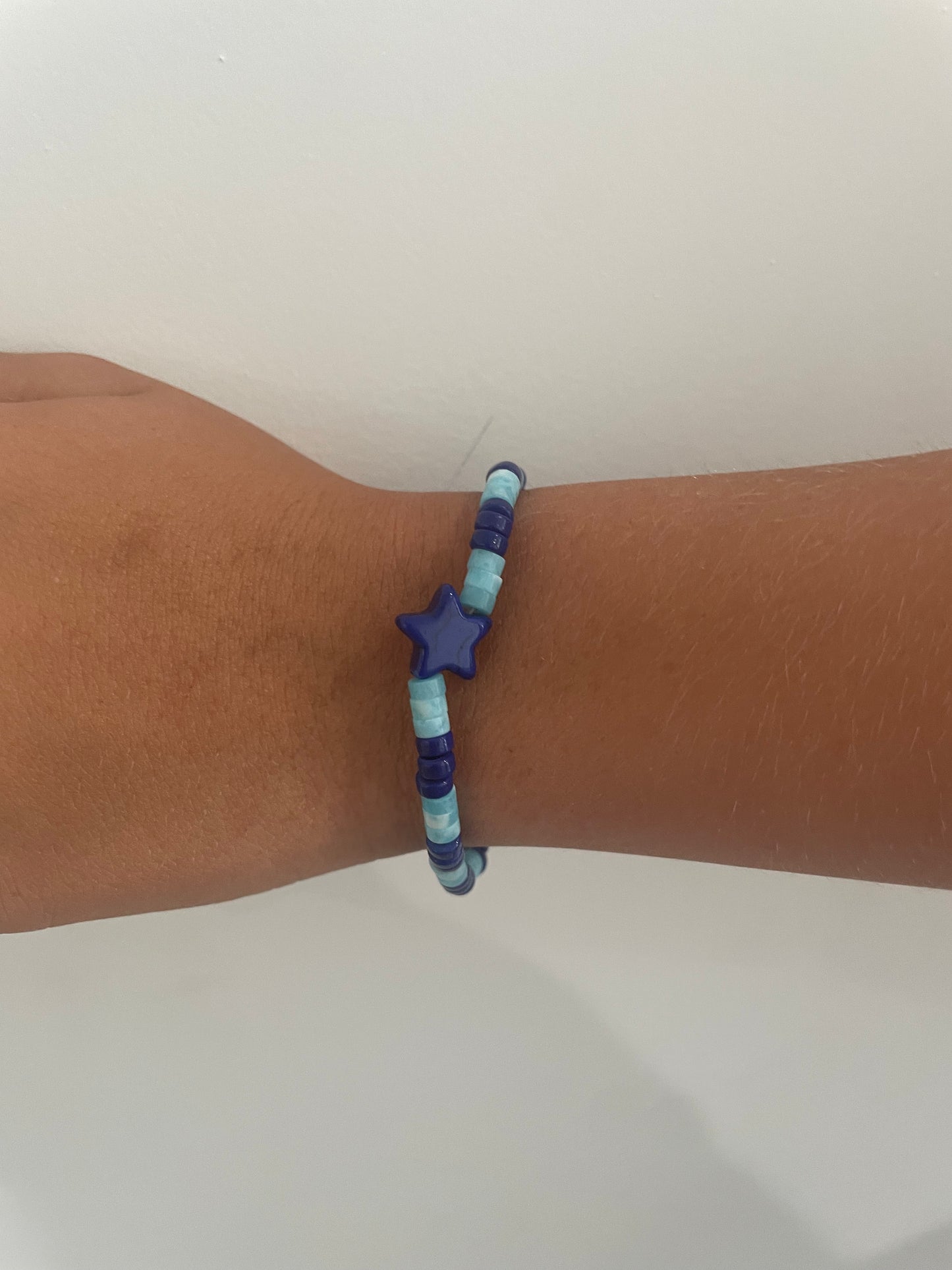 Pulsera Azul De 1 Estrella