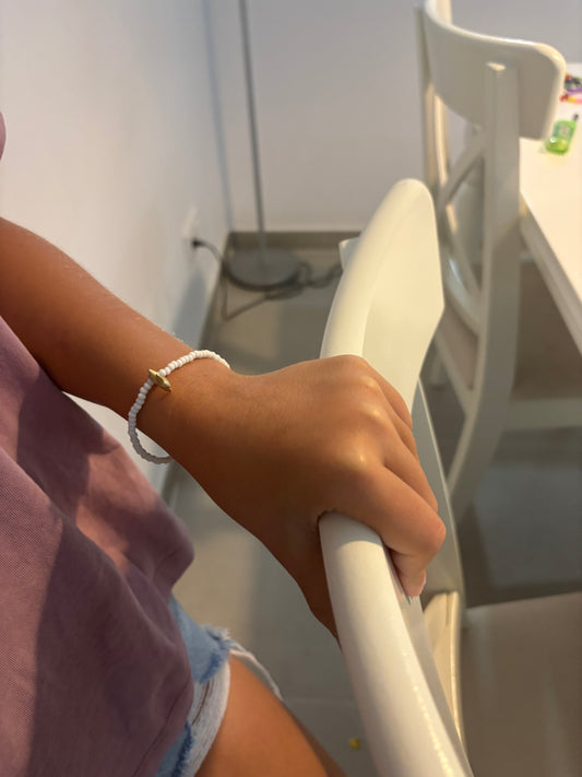 Pulsera Con Estrella Blanca