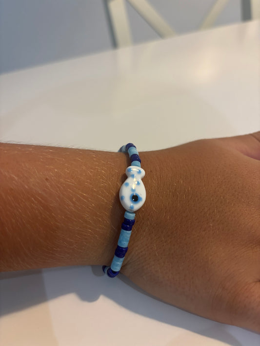Pulsera De Pez Azul