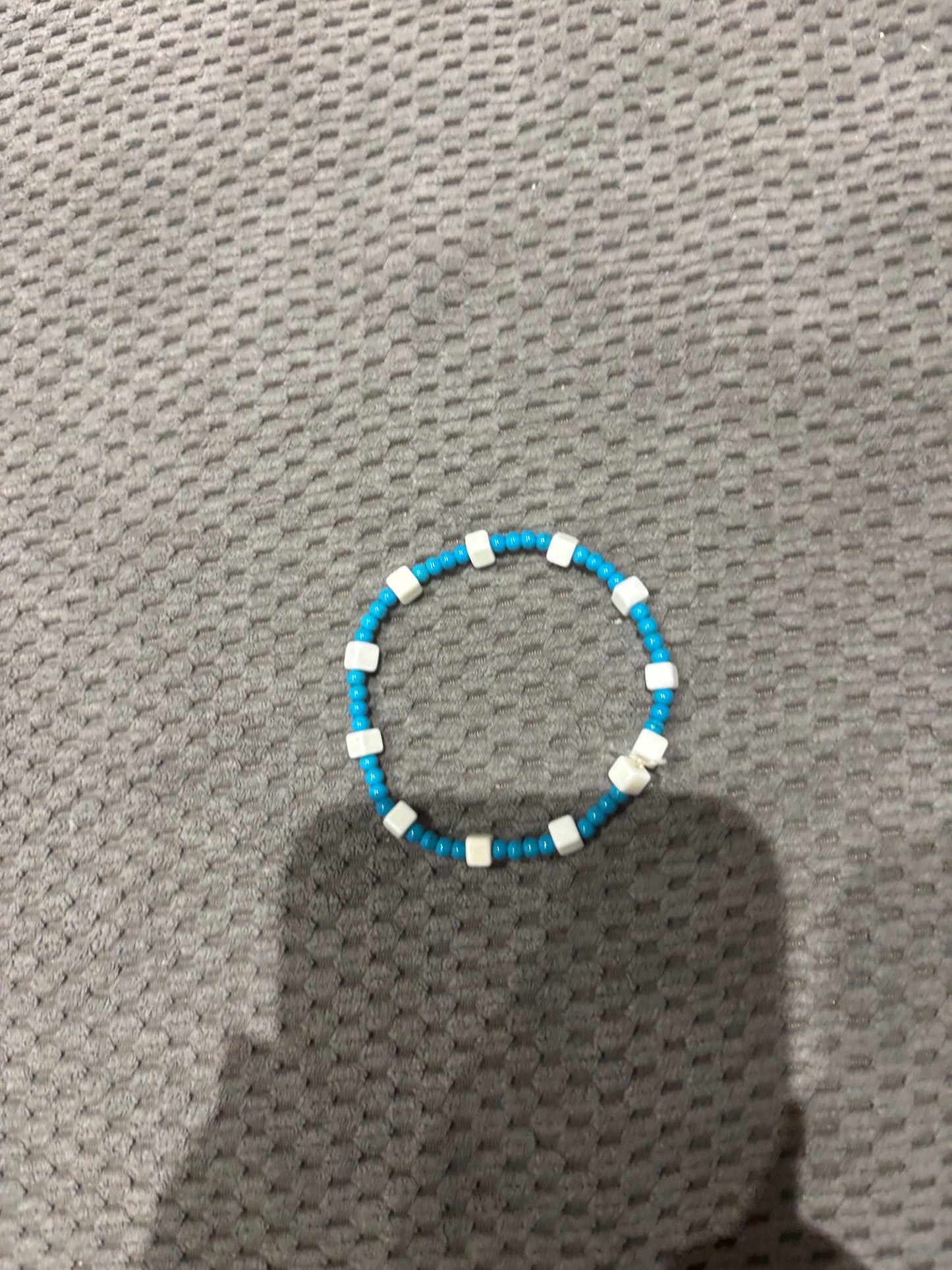 Pulsera De Cubos Azul