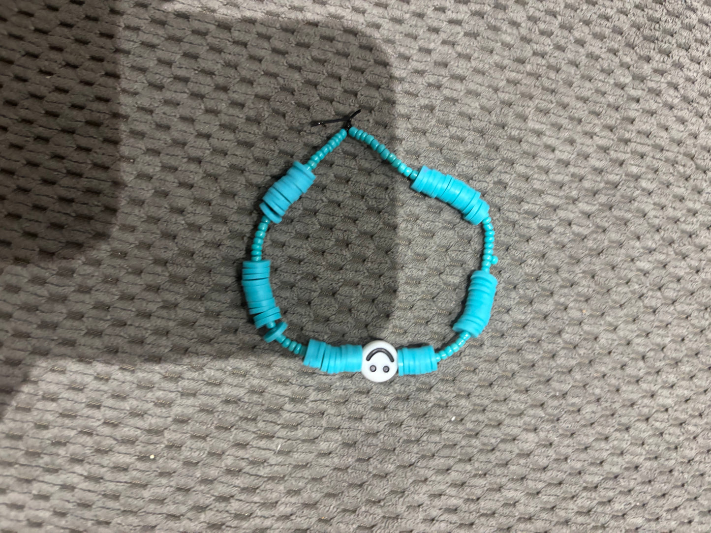 Pulsera Carita Feliz Azul