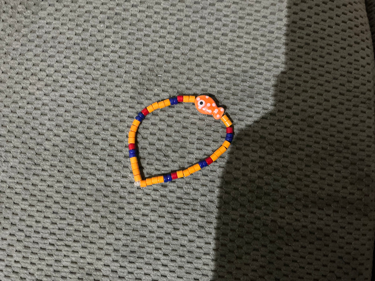 Pulsera Pez Naranja, Azul, Rojo