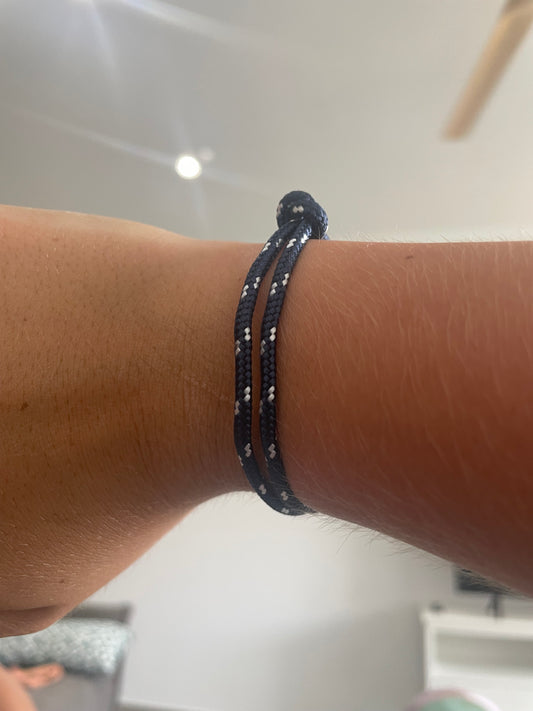 Pulsera De Cabo Azul Marino