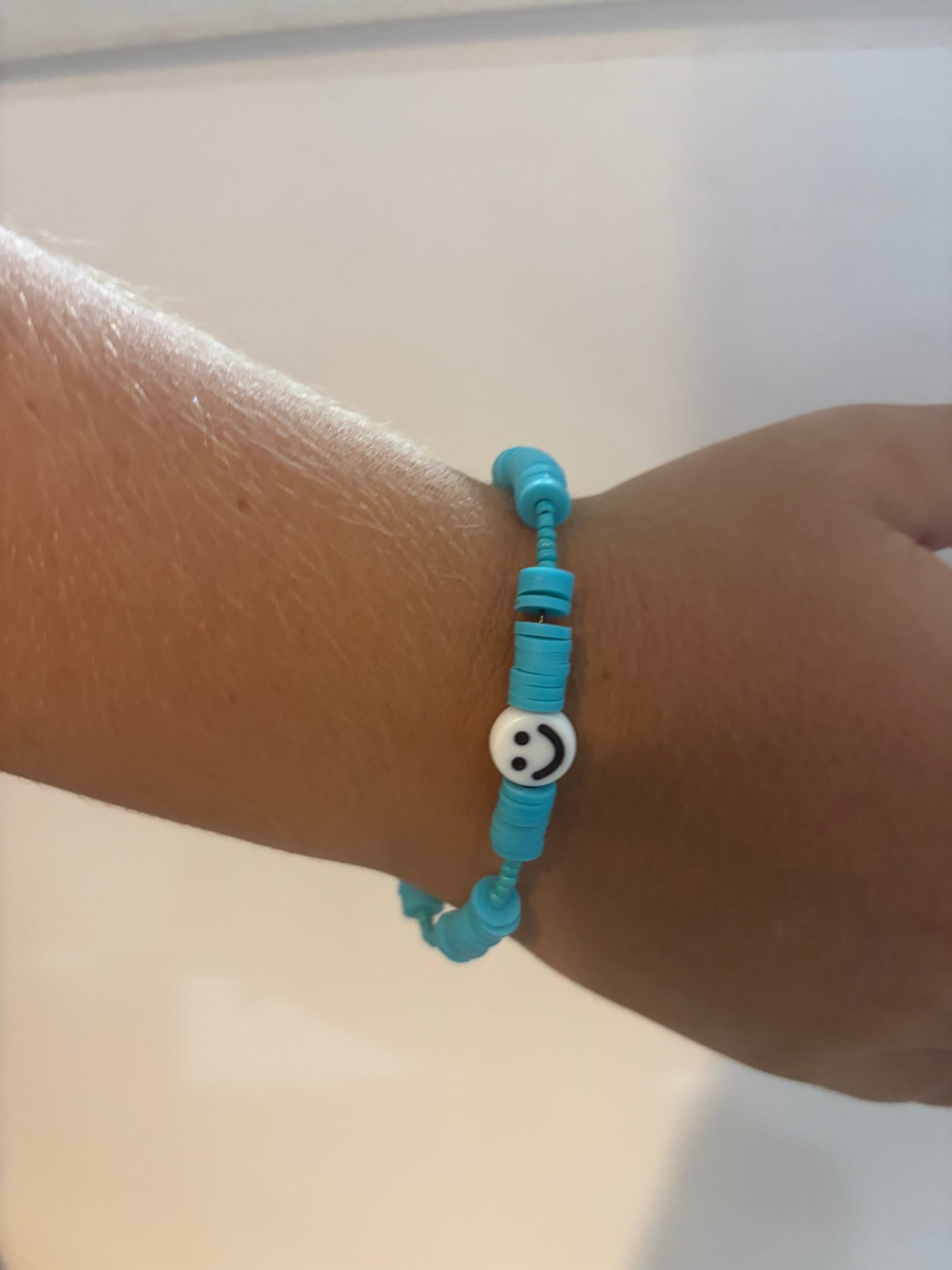 Pulsera Carita Feliz Azul